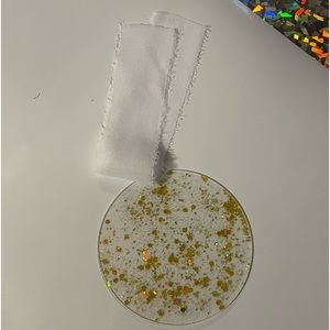Christmas glitter ornament